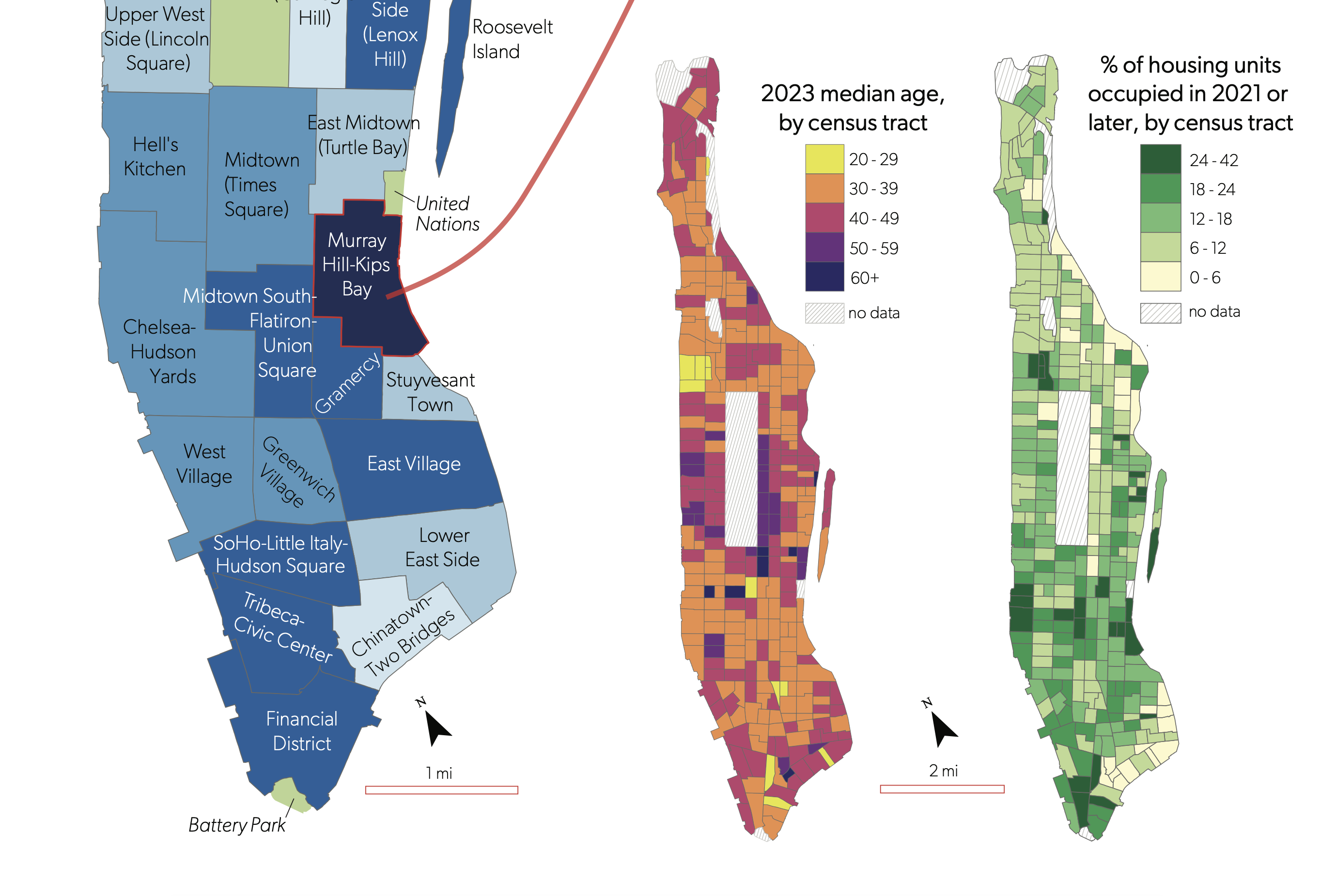 Where Are Young Manhattanites Settling?